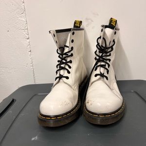 White Classic Dr. Martens - Womens US Size 9
